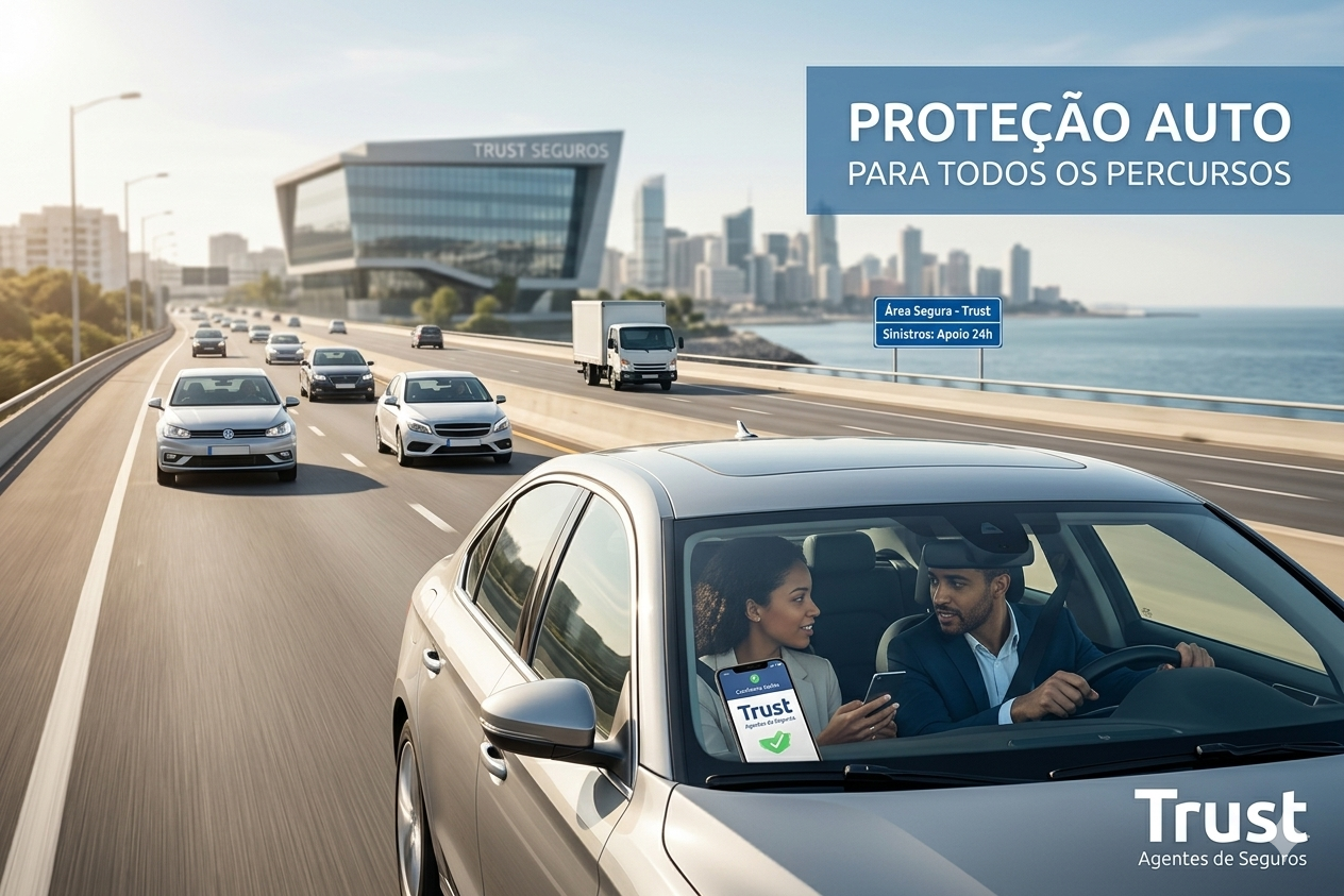 Proteção auto para todos os percursos